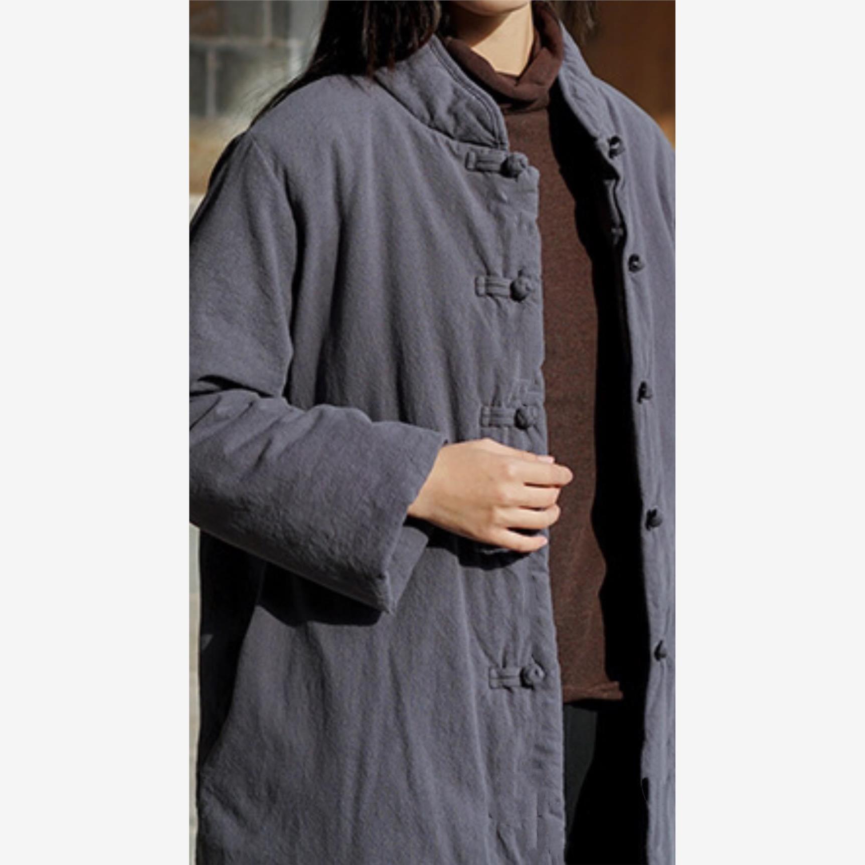 看守所女秋冬装棉袄棉衣棉服加厚盘扣外套看守外套无拉链专送用品