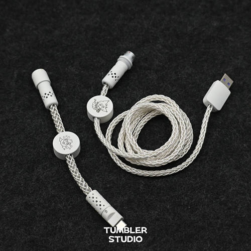 Tumbler studio库洛米主题单晶铜8K航插线客制化键盘线