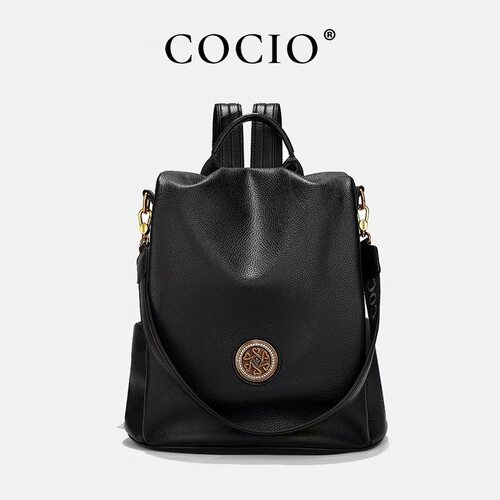 COCIO新款大容量双肩包今年流行款简约质感多功能背包跨境热卖款