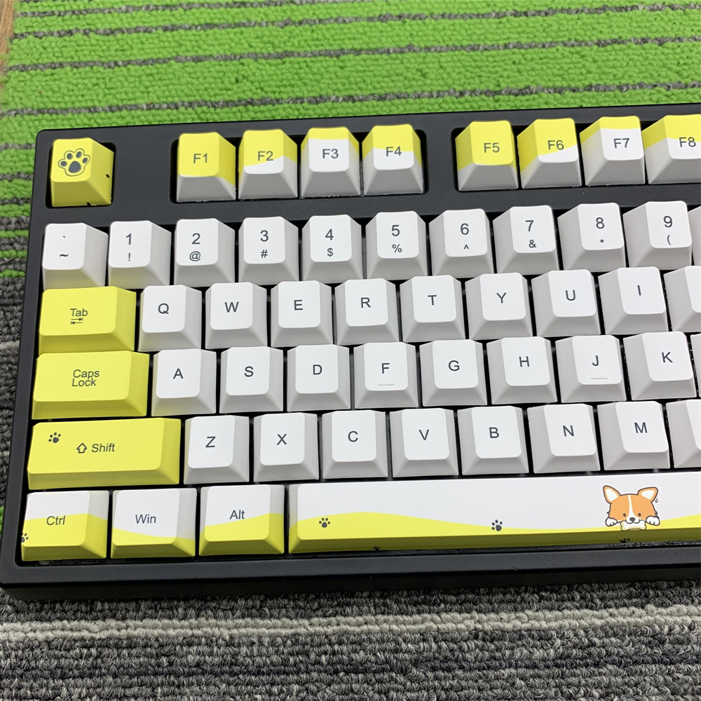 怀旧猫系列:pbt五面热升华键帽 个性 机械键盘专用 原厂高度
