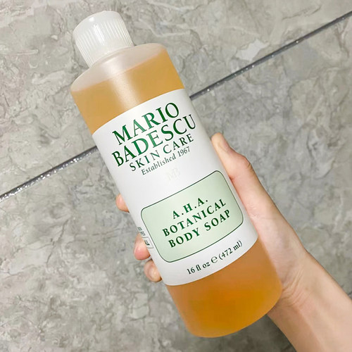 【保税区】Mario Badescu果酸沐浴露乳AHA葡萄柚角质472ml