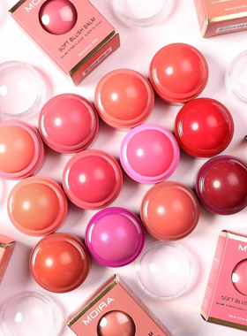 【保税直发】Moira Soft Blush圆墩墩圆球腮红膏轻薄自然贴肤显色