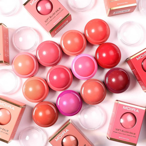 【保税区】Moira Soft Blush圆墩墩圆球腮红膏轻薄自然贴肤显色