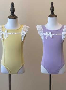 儿童舞蹈服女练功服短袖吊带芭蕾舞裙女孩跳舞启蒙款艺考级中国舞