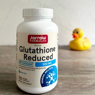 Jarrow杰诺Glutathione还原型Reduced谷胱甘肽500mg120粒装Immune