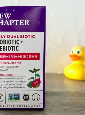 New Chapter新章Weight体重管理Dual益生菌Probiotic+益生元B420