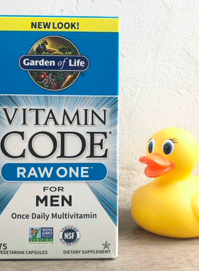 Garden生命of花园Life男性Code综合MEN复合维生素胶囊Oncedaily75