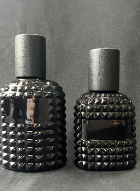 宇兮YUXI 30ml50ml菠萝型黑色玻璃香水瓶/分装瓶/喷雾瓶/按压空瓶