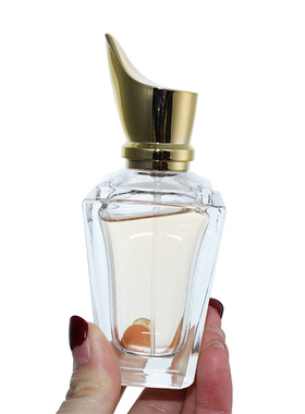 宇兮YUXI 50ml香水瓶卡口透明玻璃瓶按压喷雾瓶分装香水瓶空瓶