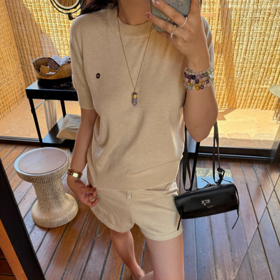 TZCO 25夏「夏日套装」康赛妮棉羊绒原创长期实用主义撞色针织