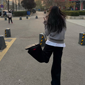 24冬「阔型黑裤 」全烫衬超骨感全棉万搭黑色神裤 西裤 TZCO 休闲裤