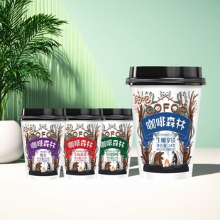 【9.9发6杯】杯装速溶咖啡4口味 现磨香醇浓郁拿铁摩卡卡布奇诺