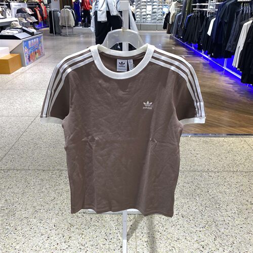 Adidas阿迪达斯三叶草女运动短袖T恤JD4570