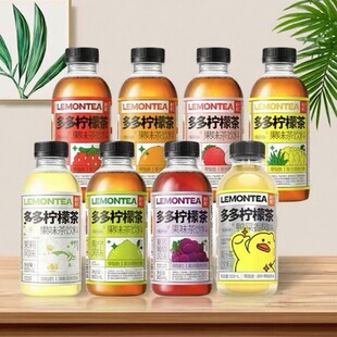 果子熟了多多柠檬茶饮品青柠荔枝茉莉风味500ml饮料整箱果汁柠檬
