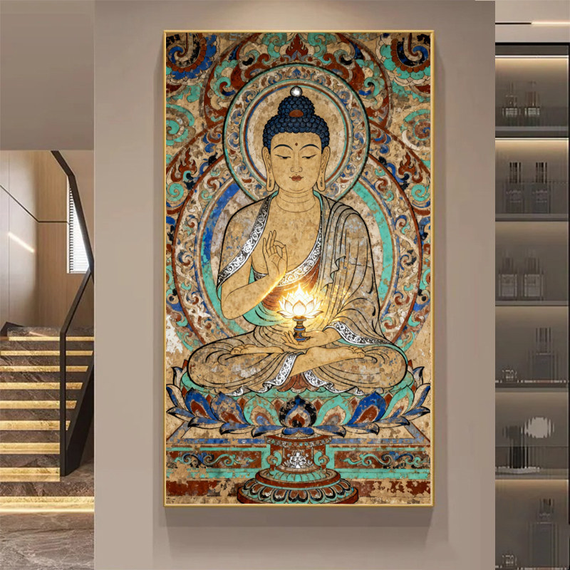 燃灯古佛十字绣2026新款定光佛燃灯佛佛像家用画像贴全砖钻石画图片