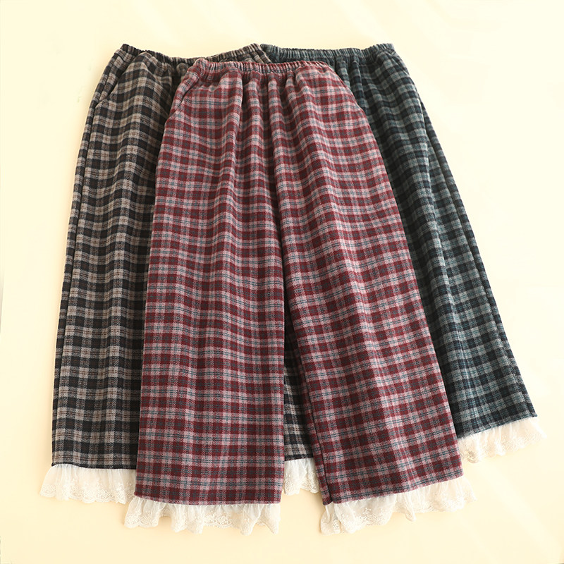 松紧腰森系其他长裤女装