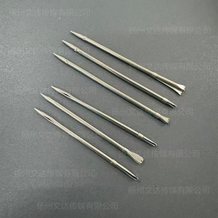 皮草编织针穿绳器穿鞋带针皮条夹子皮草针穿鞋带神器松紧带粉刺针