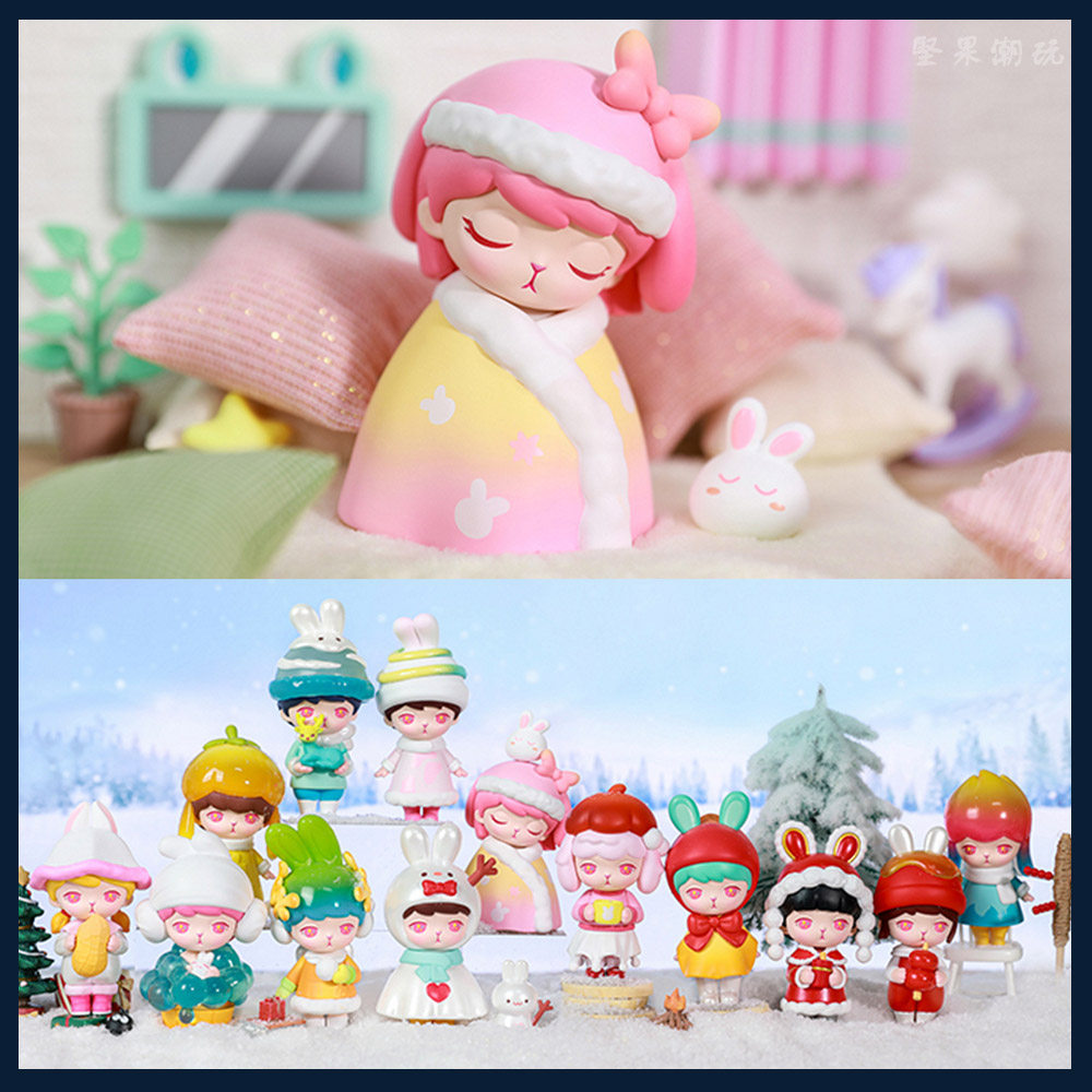 正品特惠 popmart泡泡玛特 bunny冬季系列盲盒 可爱兔子手办摆件