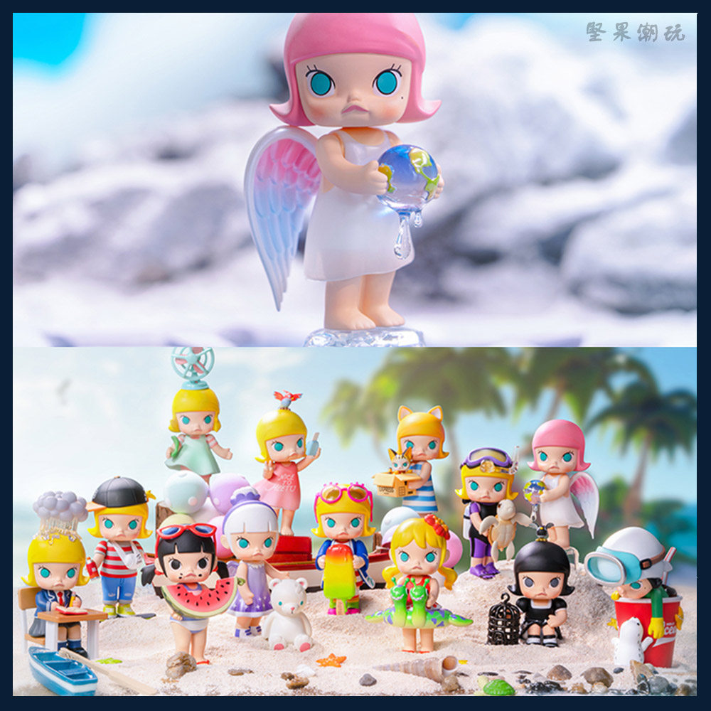 popmart泡泡玛特 molly我的小时候系列盲盒 15周年纪念款潮玩手办