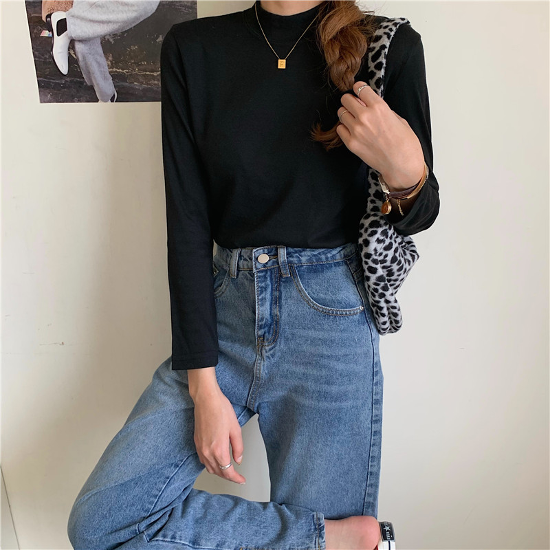 Women's slim fit and versatile long sleeve T-shirt