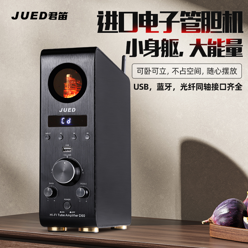 君笛D60进口电子管胆机hifi功放