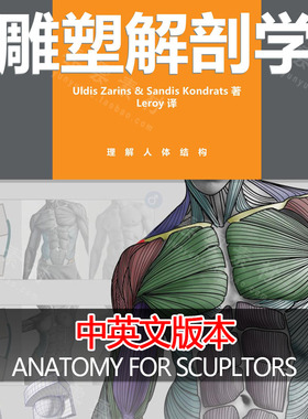 素材资料Anatomy for Sculptors艺用人体解剖结构参考图片