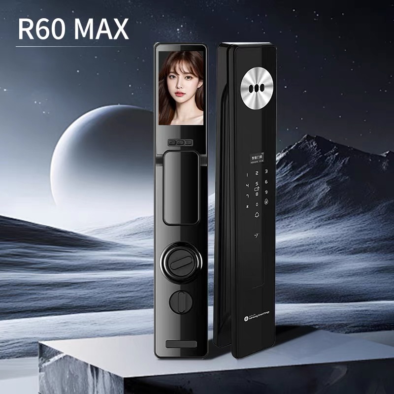 三星智能锁3D人脸识别可视猫眼全自动指纹锁密码锁家用防盗电子锁
