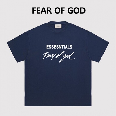 FEAROFGODESSENTIALS字母短袖