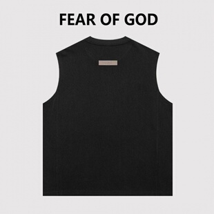 FEAR OF GOD ESSENTIALS 1977美式潮牌情侣运动无袖T恤背心男