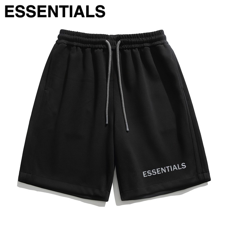 ESSENTIALS官网卫裤短裤FOG美式高街潮牌运动五分裤男2024夏季
