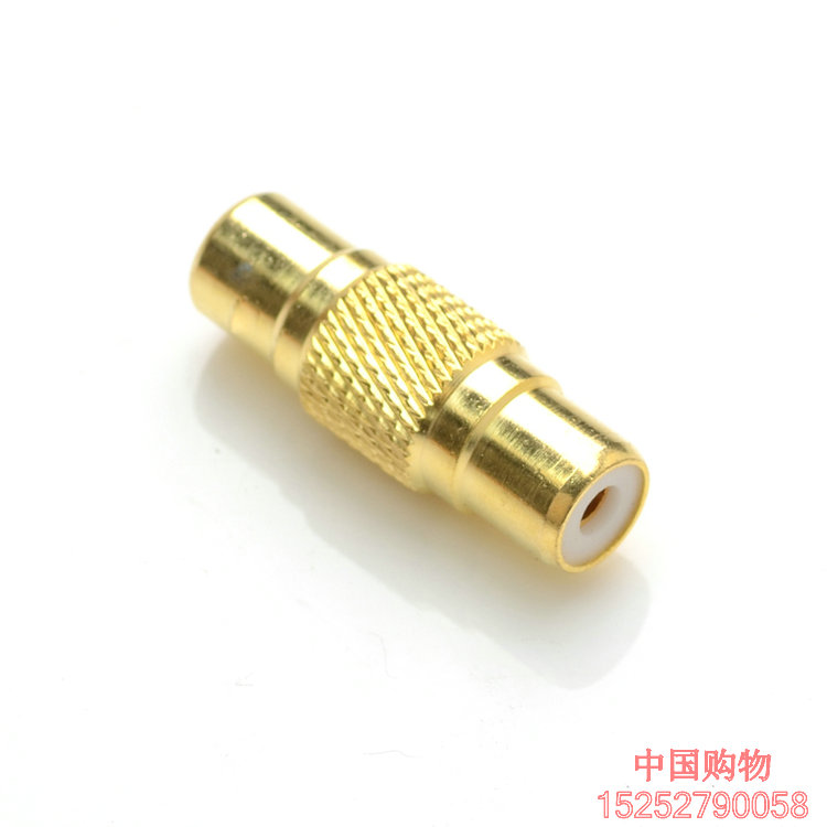 莲花双通 音视频 莲花 399主体纯铜镀金红黑 对接头 蛇王 母对母