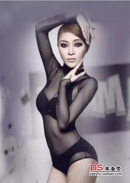 ds演出服新款爵士舞服装酒吧dj夜店连体女歌手性感钢管舞舞台服装