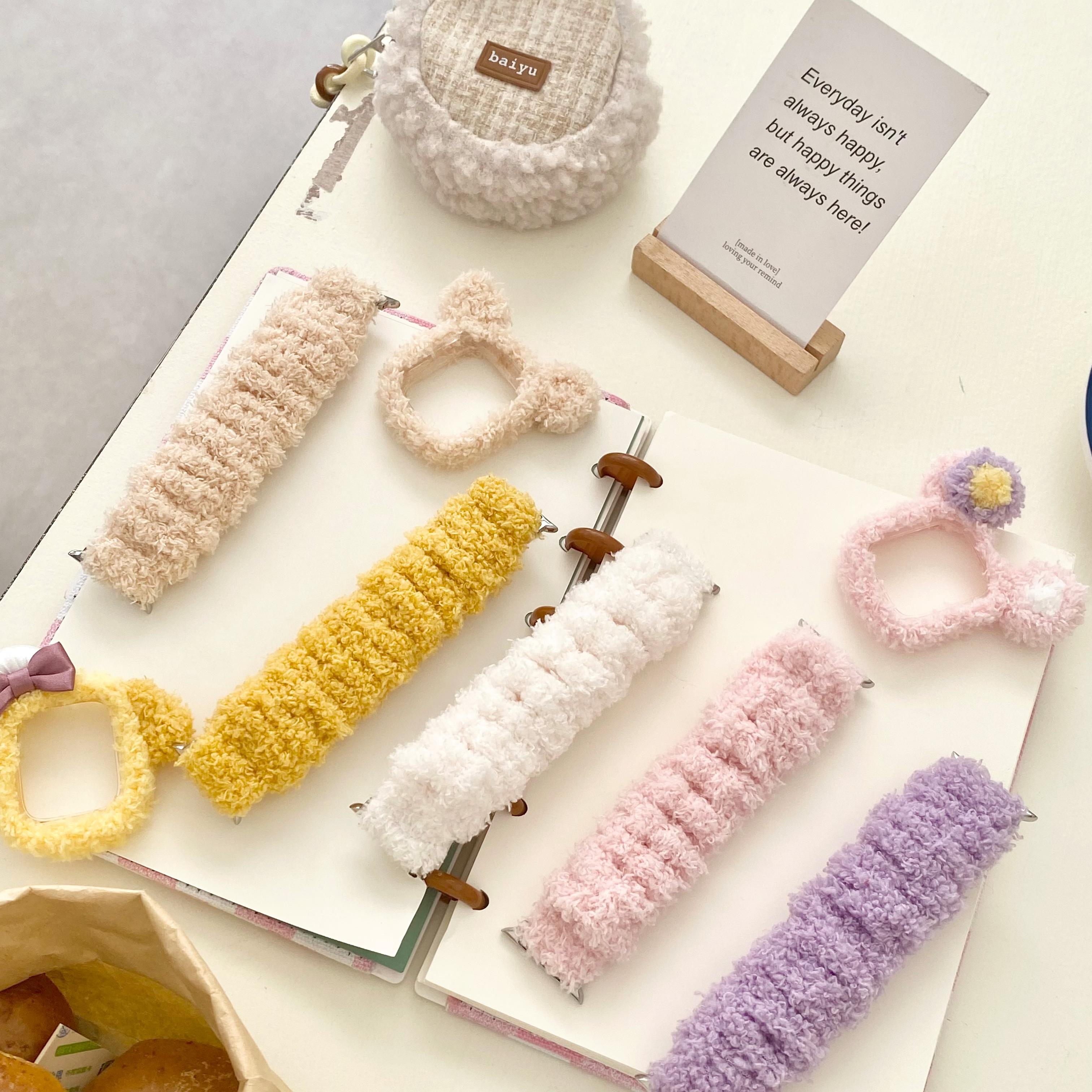 iWatch手工毛绒表带表壳