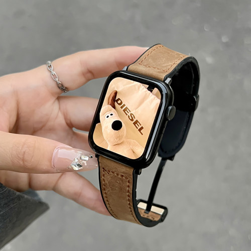 新款iwatch表带真皮磁吸表带