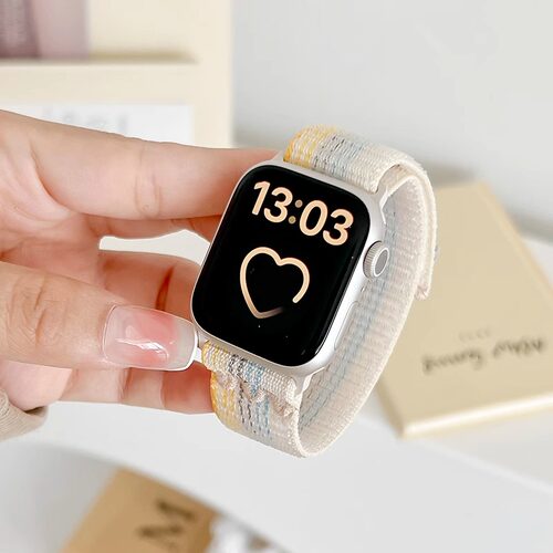 适用iwatchNK尼龙回环表带