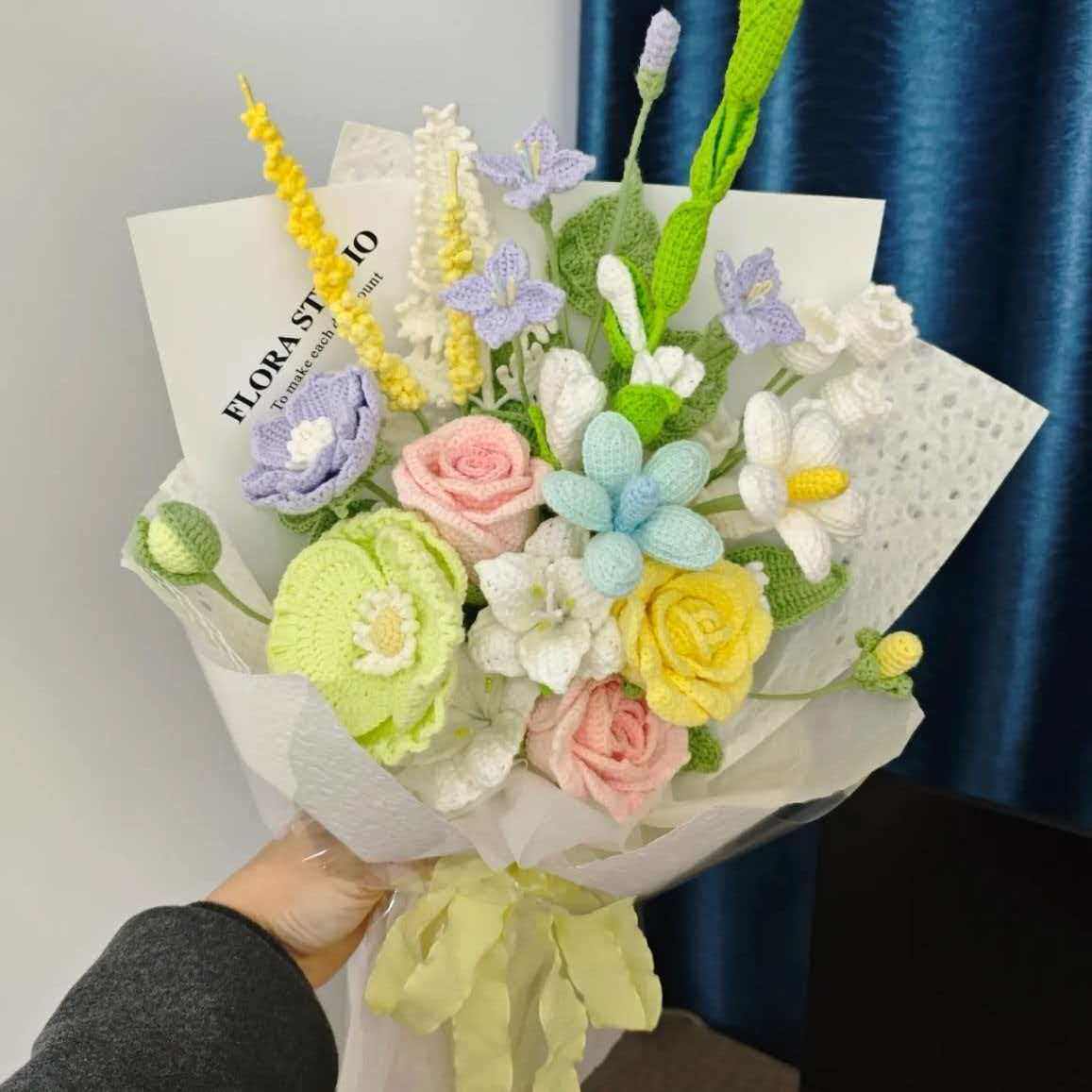 玫瑰永生花仿真花花束礼物女生成仿真花/假花
