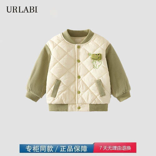 品牌撤柜清仓宝宝棉袄加厚夹棉上衣儿童保暖外穿棉衣120g婴儿外套