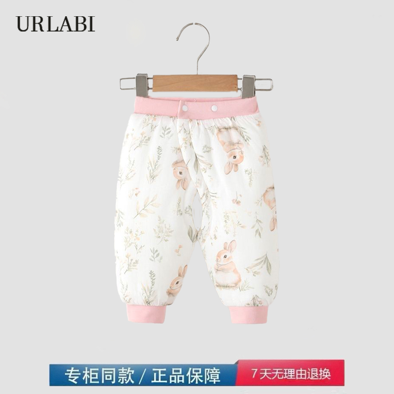 品牌撤柜清仓婴儿裤子秋冬装加厚秋裤新生儿无骨开裆裤宝宝大PP裤