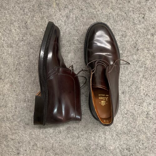 AL帮沙漠靴深酒红色新品