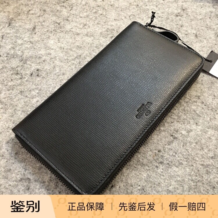 意大利黑色拉链手包
