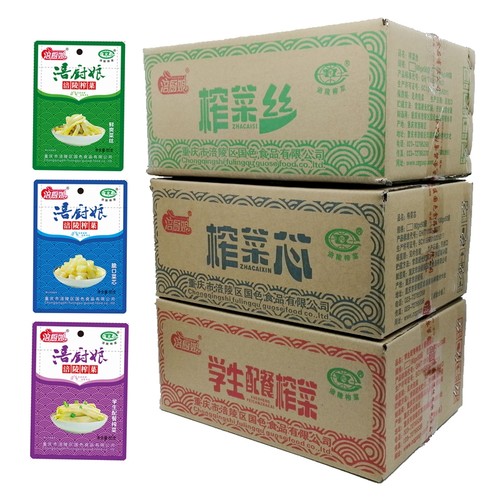 涪厨娘80g*50袋整箱涪陵榨菜丝芯