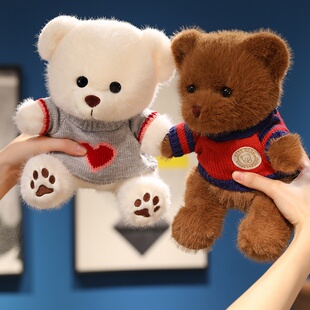 泰迪熊毛绒玩具穿衣抱抱小熊公仔布娃娃玩偶情人节送女生生日礼物