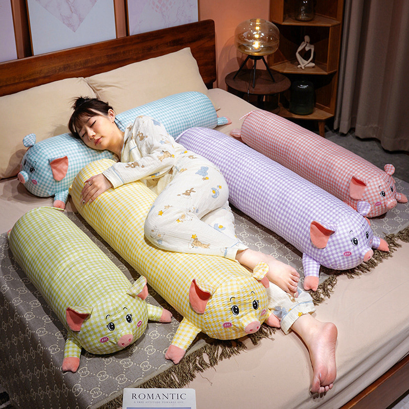 猪猪长条枕抱枕女生睡觉床上夹腿