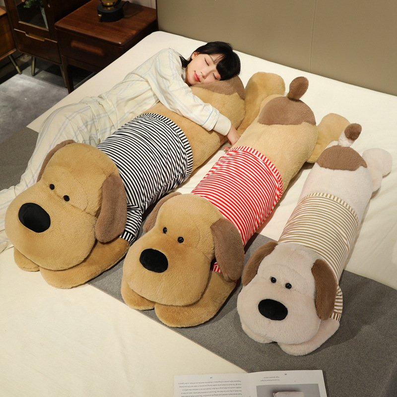 可爱趴趴狗睡觉抱枕布娃娃女孩