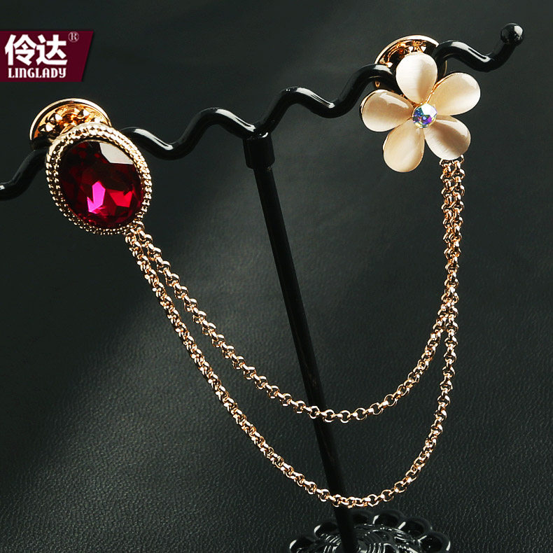 Broche femme LINGLADY en Zircon diamant - Ref 1176358 Image 5