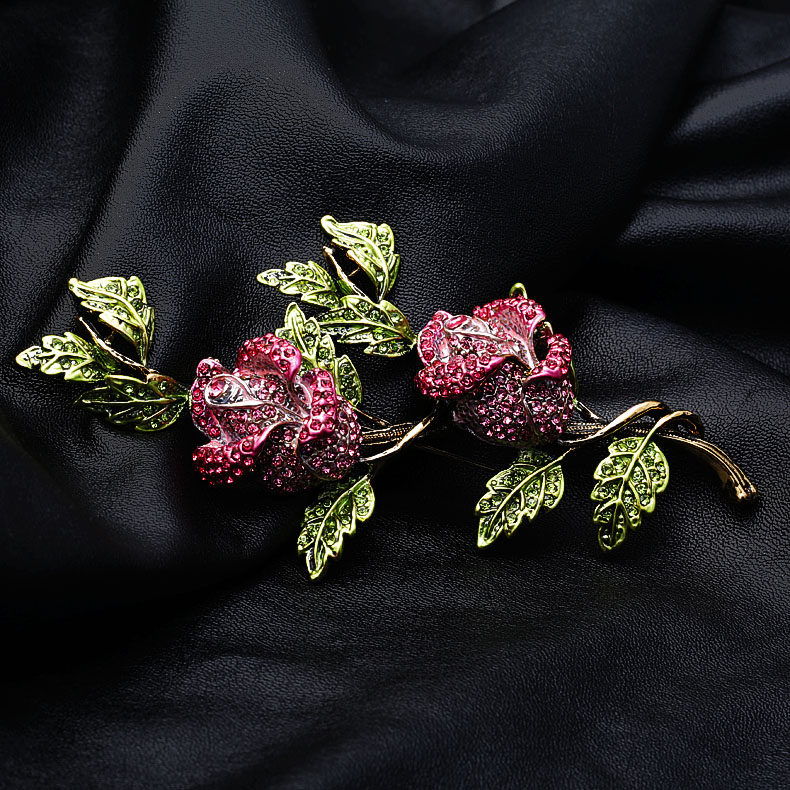 Broche femme LINGLADY en Zircon diamant - Ref 1174109 Image 3