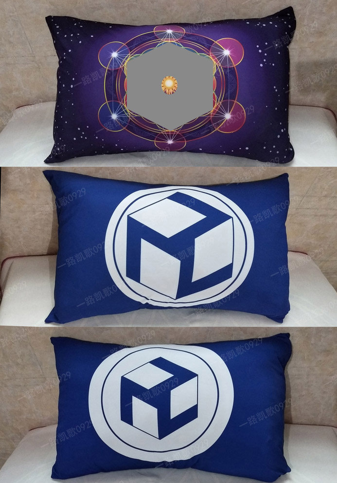 清仓几方体公母大天使麦达昶枕头大天使毛绒枕冰丝枕套长款枕头