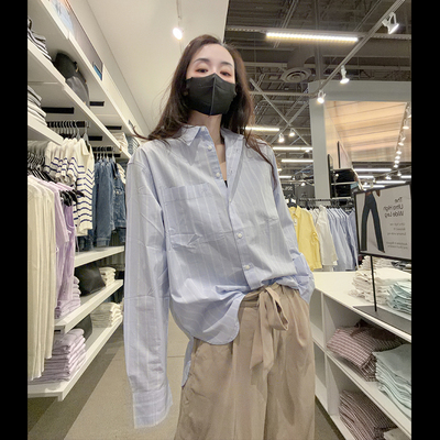 CK女士长袖衬衫宽松款