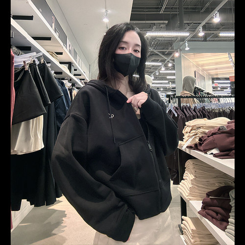 CK女绒连帽开衫卫衣卫裤秋冬季