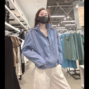 CK Calvin Klein女士春夏新款防水防晒服柔软夹克外套防晒衣CW51